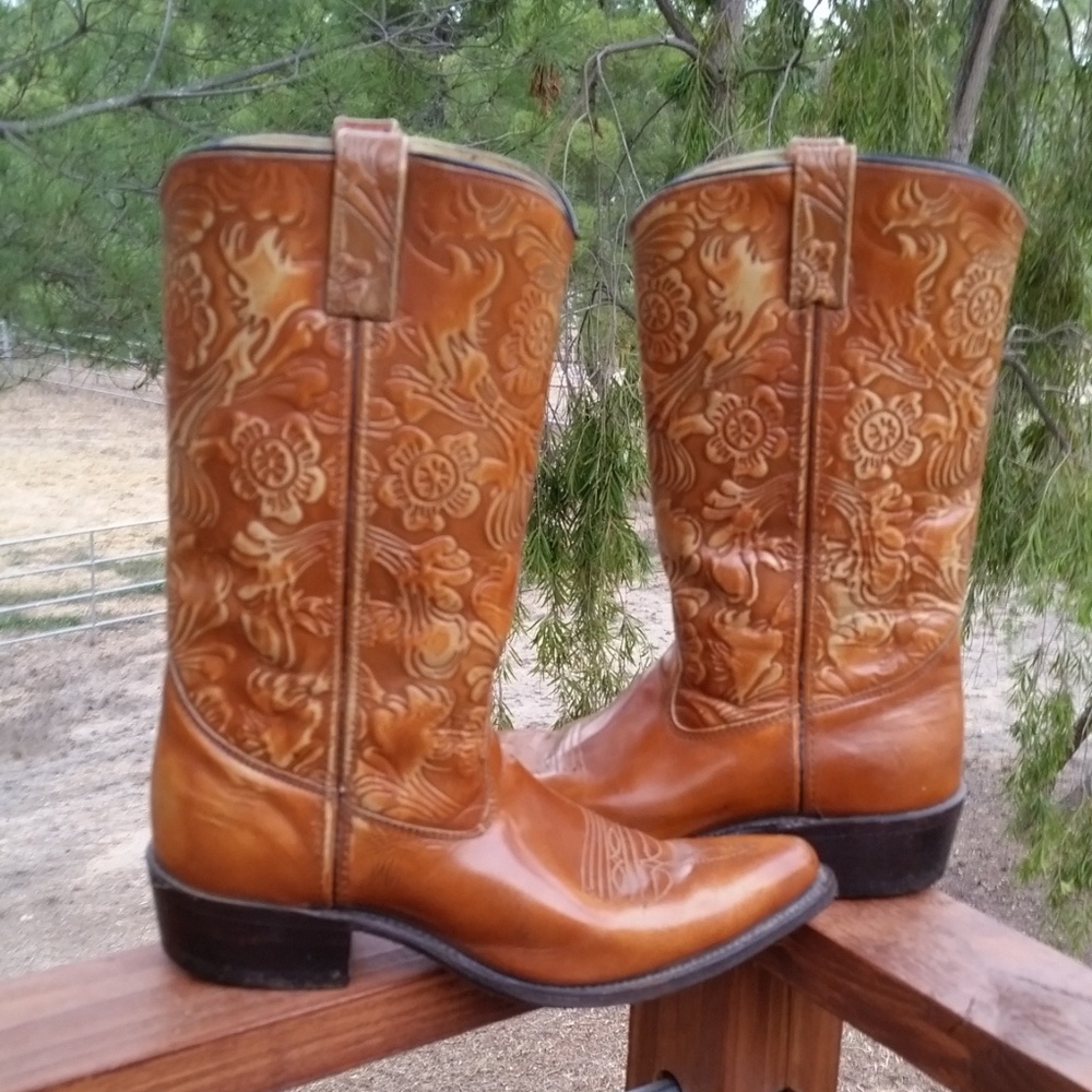 Double H Cowboy Boots 9 1/2 D Men's